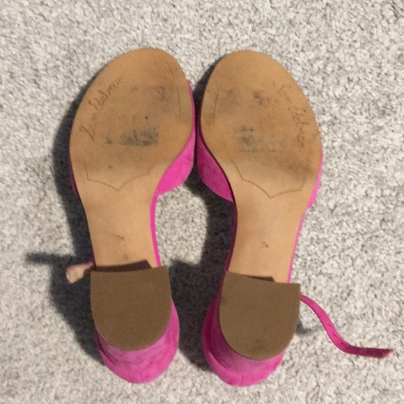 Pink Block Heel Sandals - Picture 3 of 3